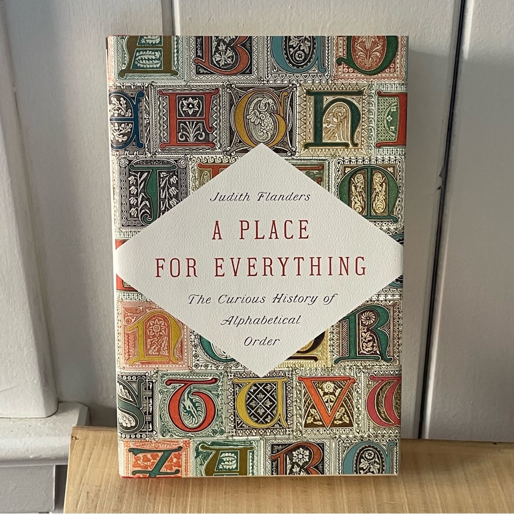 JUST IN A Place for Everything Book History Alphabet Linguistics Language Nonfic
